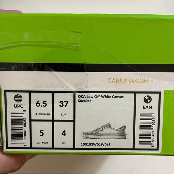 NIB Cariuma Off White Canvas OCA Low Size 6.5 Women’s - Picture 9 of 15